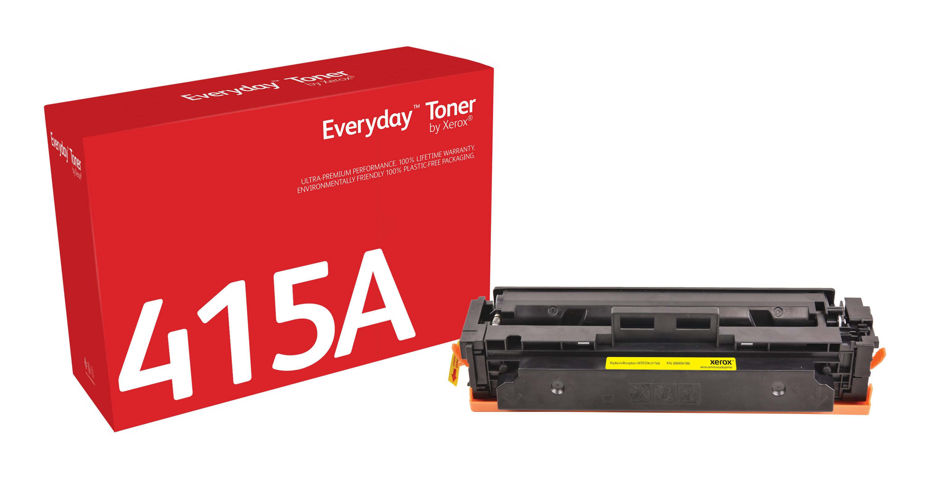 Image of Everyday ™ Gelb Toner von , kompatibel mit HP 415A (W2032A), Standardkapazität