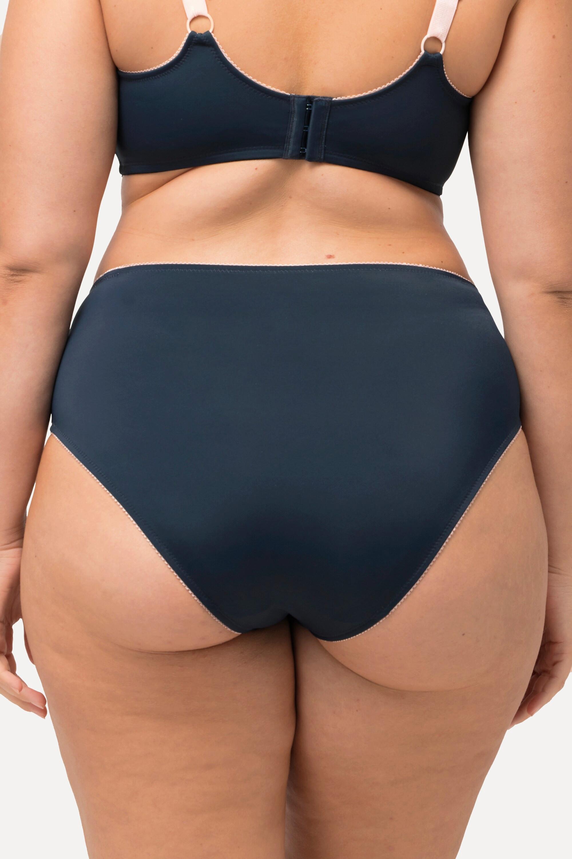 Ulla Popken Slip midi Inserti pizzo Microfibra  