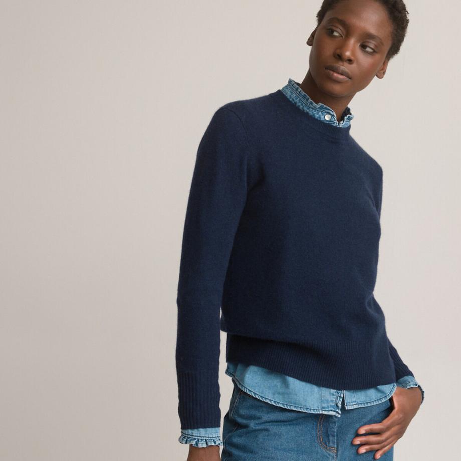 La Redoute Collections Pullover Girocollo Maglia Fine Cashmere  
