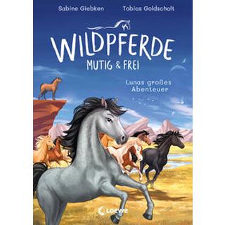 Wildpferde - mutig und frei (Band 1) - Lunas großes Abenteuer Giebken, Sabine; Loewe Erstes Selberlesen (Hrsg.); Goldschalt, Tobias (Illustrationen) Gebundene Ausgabe 