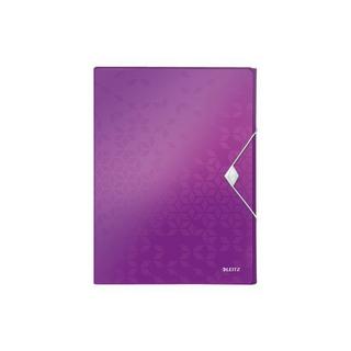 Leitz LEITZ Ablagebox WOW PP 46290062 violett 250x330x37mm  