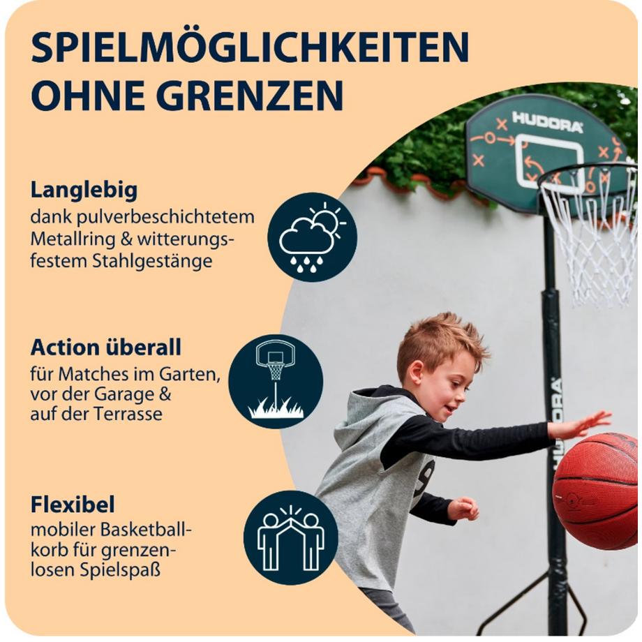 HUDORA  Basketballständer Playoff 205 