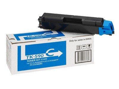 KYOCERA  KYOCERA Toner-Modul cyan TK-590C FS-C2026/2126 5000 Seiten 