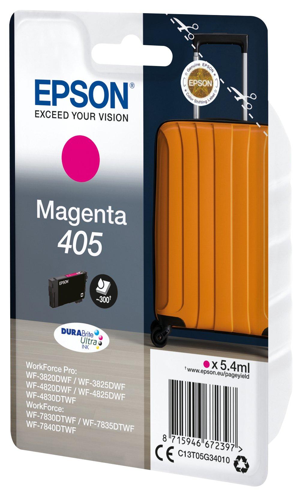 EPSON  EPSON Tintenpatrone 405 magenta T05G34010 WF-7830DTWF 300 Seiten 