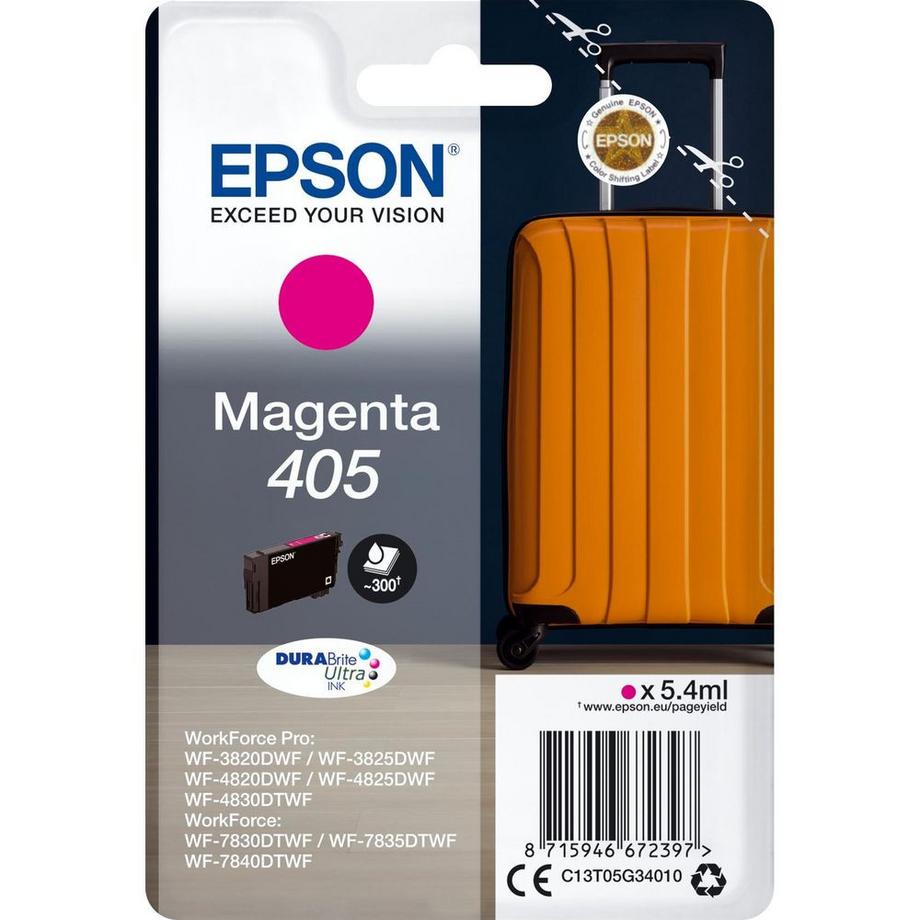 EPSON  EPSON Tintenpatrone 405 magenta T05G34010 WF-7830DTWF 300 Seiten 