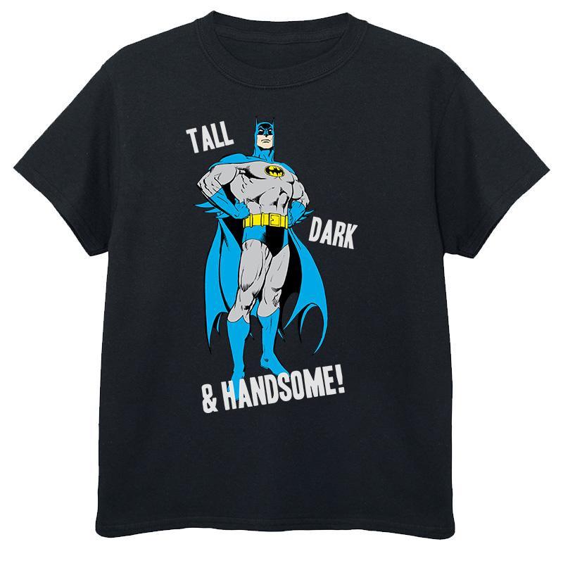 Image of Batman Tall Dark Tshirt Jungen Schwarz 128