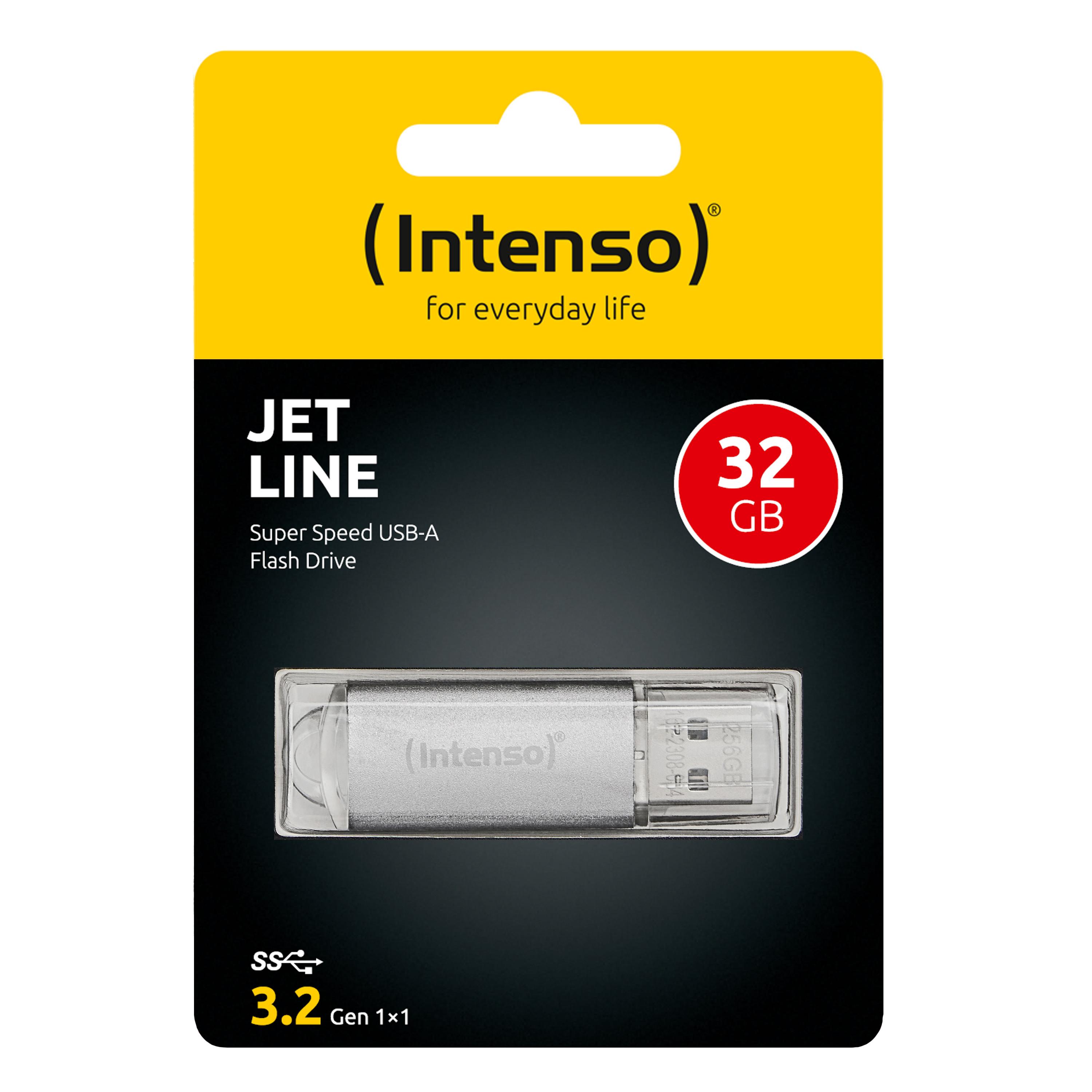 Intenso  Intenso MEMORY DRIVE FLASH USB3.2 64GB/3541490 lecteur USB flash 64 Go USB Type-A 3.2 Gen 1 (3.1 Gen 1) Argent 