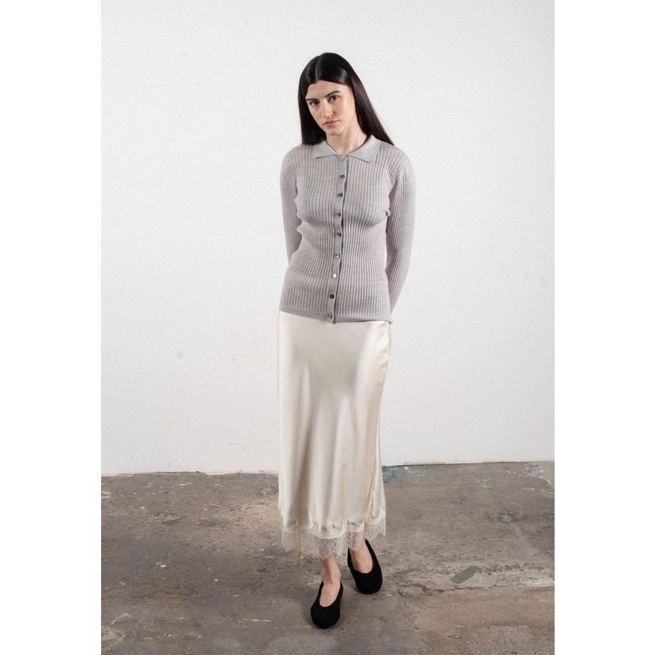 Studio Cashmere8 Frida 4 Langarm Poloshirt  