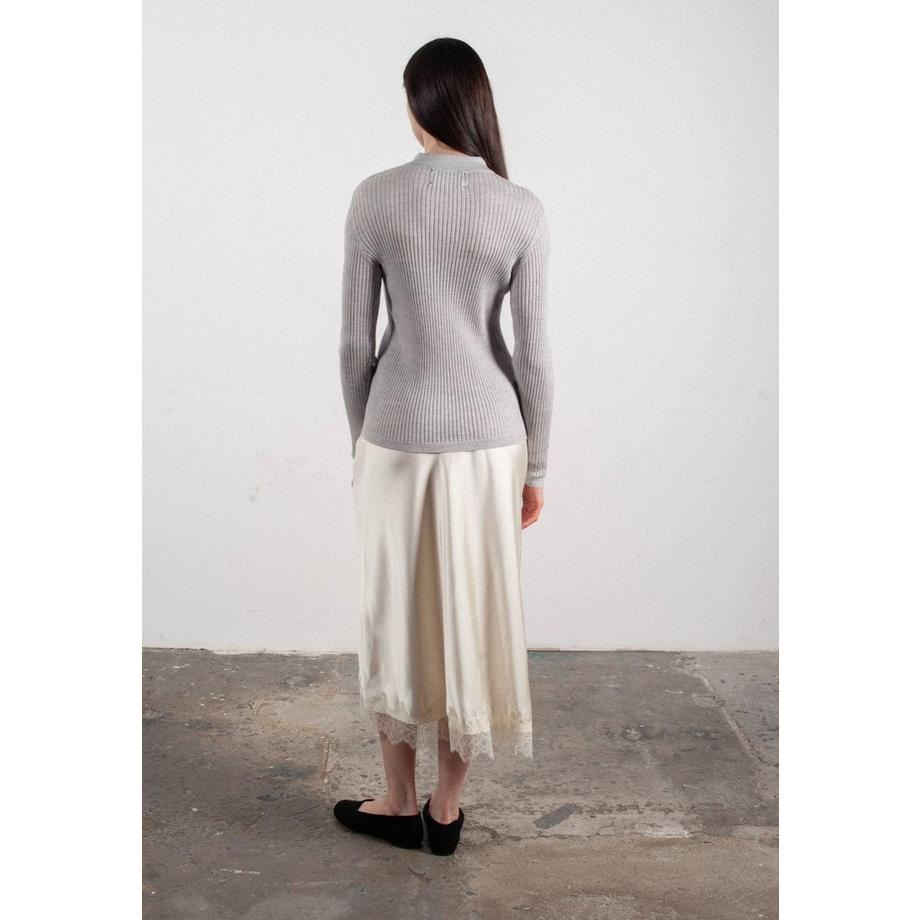 Studio Cashmere8 Frida 4 Langarm Poloshirt  
