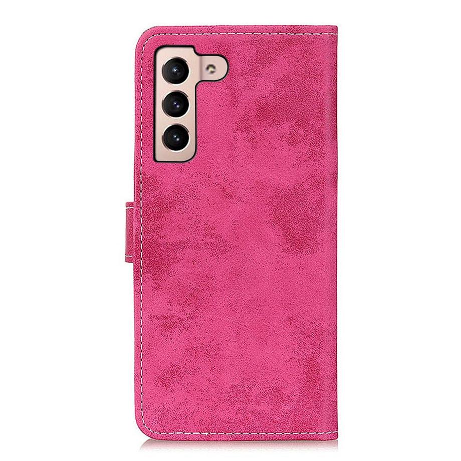 Cover-Discount  Galaxy S22+ - Vintage Etui Wildleder Optik 