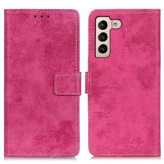 Cover-Discount  Galaxy S22+ - Look Vintage En Daim 