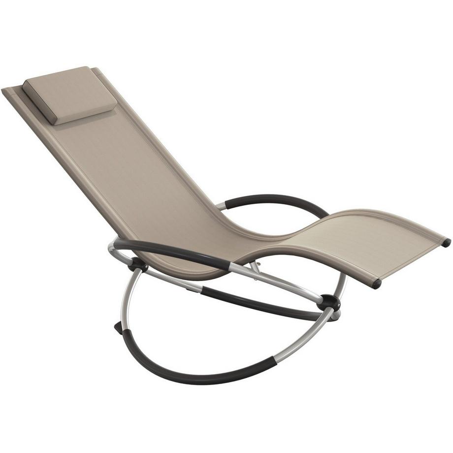 Tectake Bain de soleil PAULINA avec textilène  