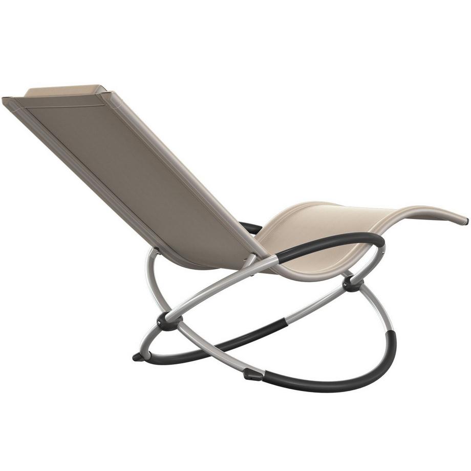 Tectake Bain de soleil PAULINA avec textilène  