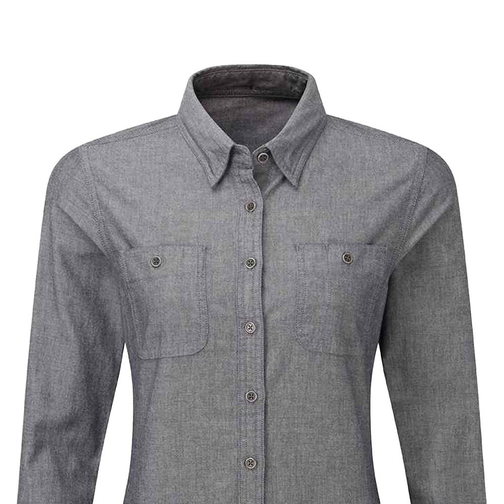 PREMIER  Chemise à manches longues en chambray organique 