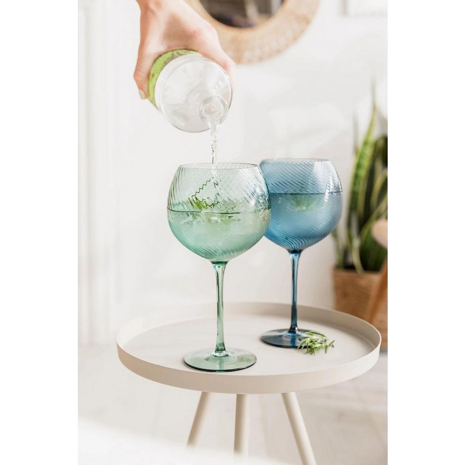 Uberstar Verres à pied Twist, set de 2  