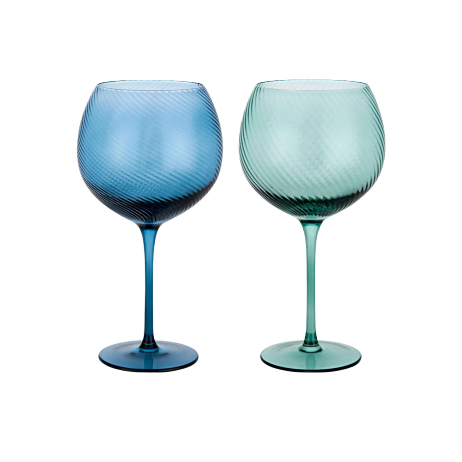 Uberstar Verres à pied Twist, set de 2  