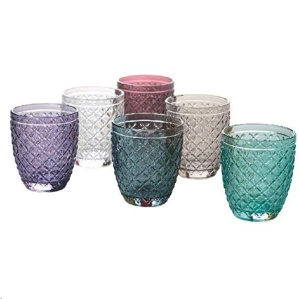 Villa D'Este Home Tivoli  , Castle - Glas Set bunt (6-tlg) 