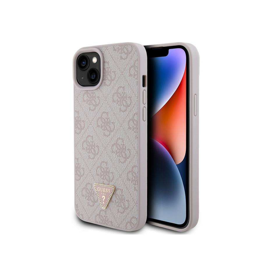 GUESS  Cover per iPhone 15 Triangle Strass 4G 