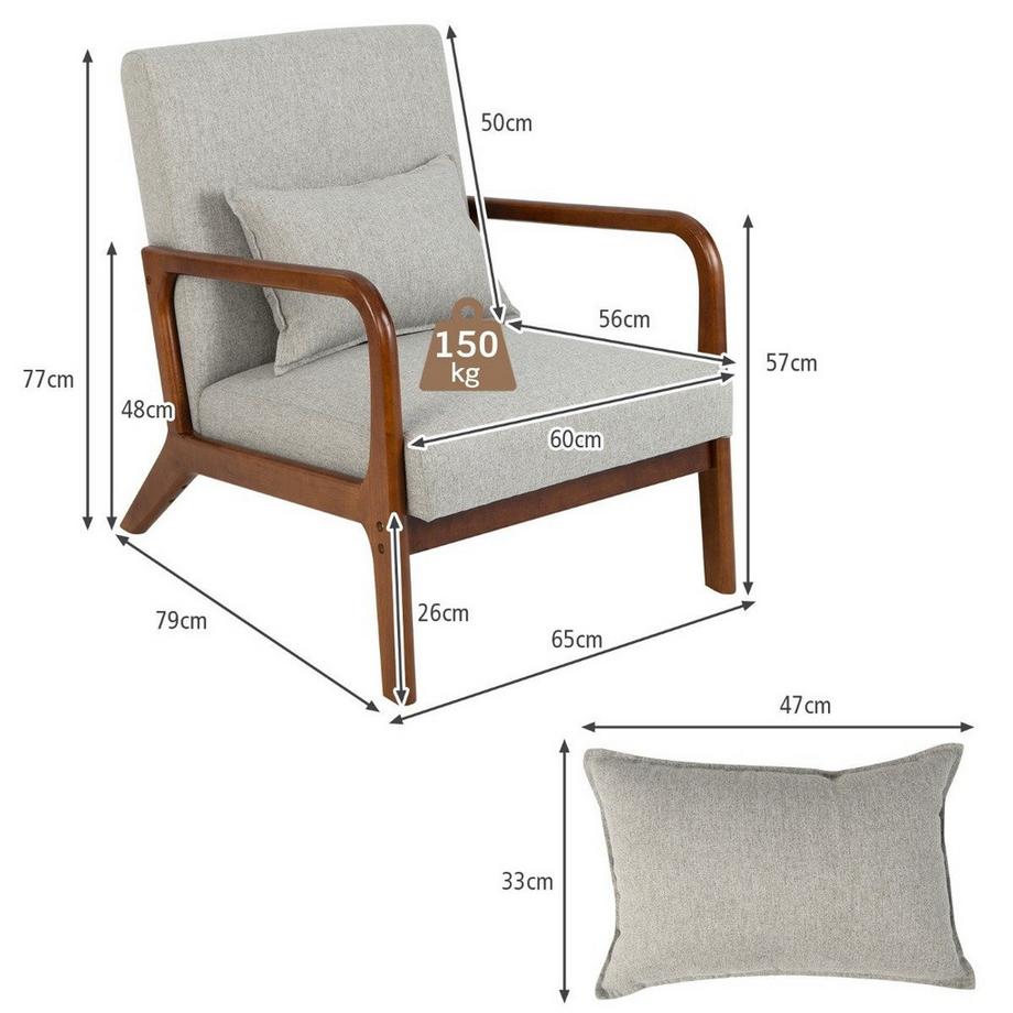 Northix Wohnzimmer-Loungesessel  