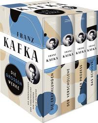 Franz Kafka, Die großen Werke (Die Erzählungen - Der Verschollene - Der Prozess - Das Schloss) (4 Bände im Schuber) Kafka, Franz Couverture rigide 