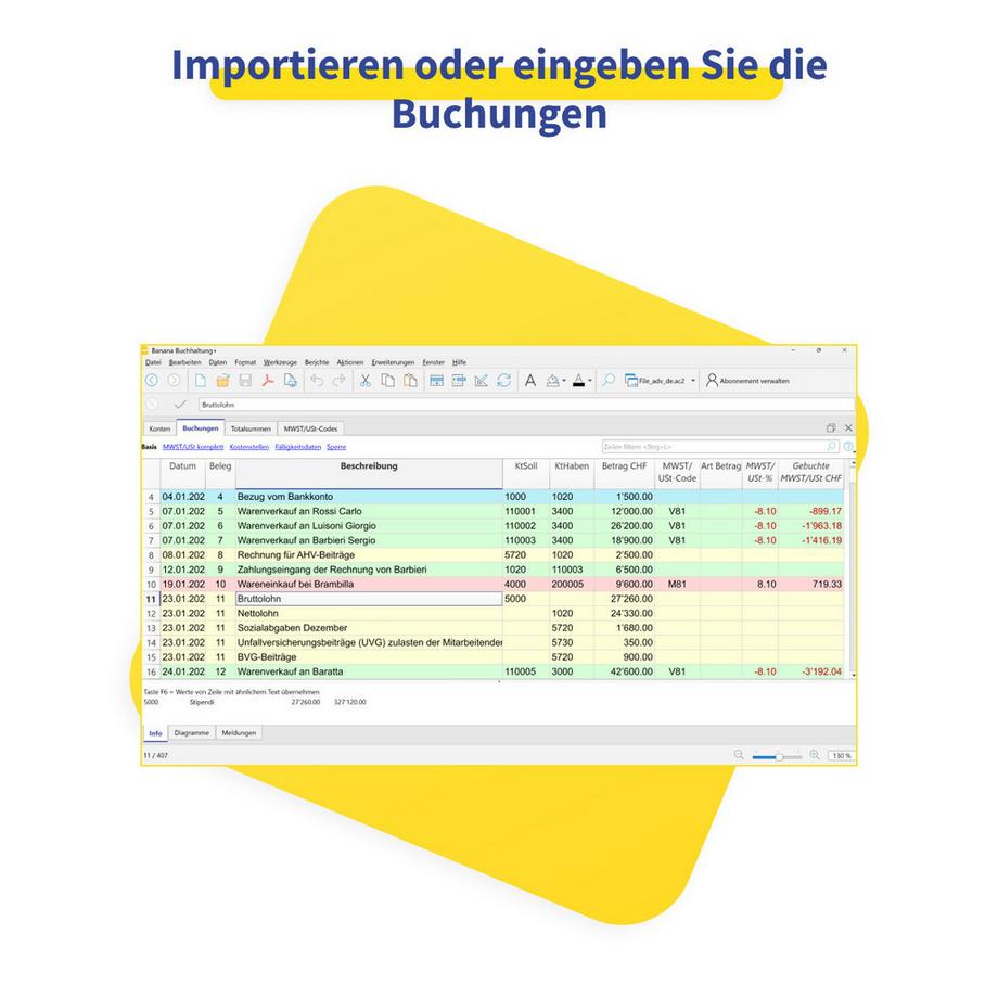 Banana.ch SA  Banana Buchhaltung Plus   Advanced Plan 