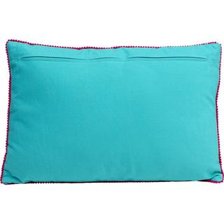 KARE Design Coussin Fiorista bleu 60x40  