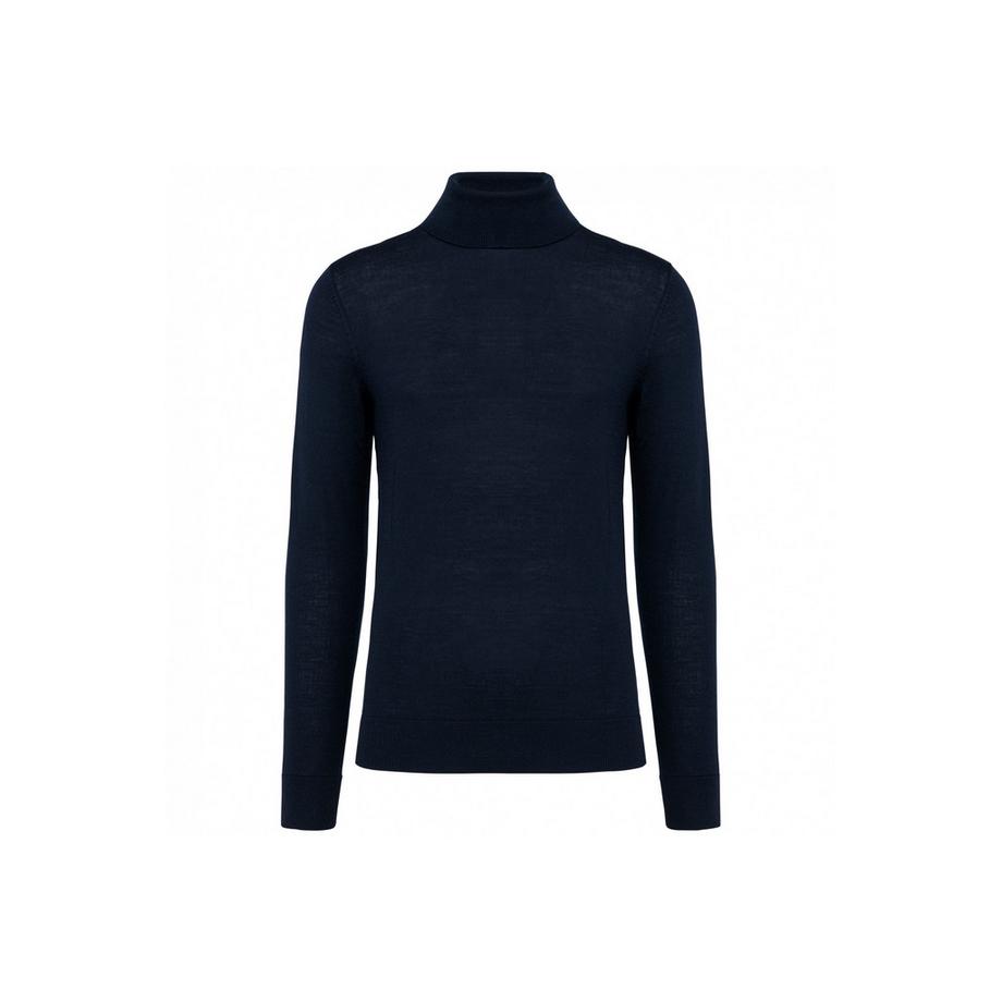 pull merino col roulé