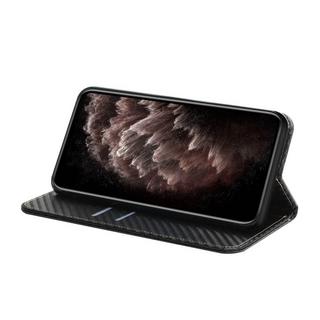 Cover-Discount  Galaxy S23 - Carbon Look Flip Case Hülle 