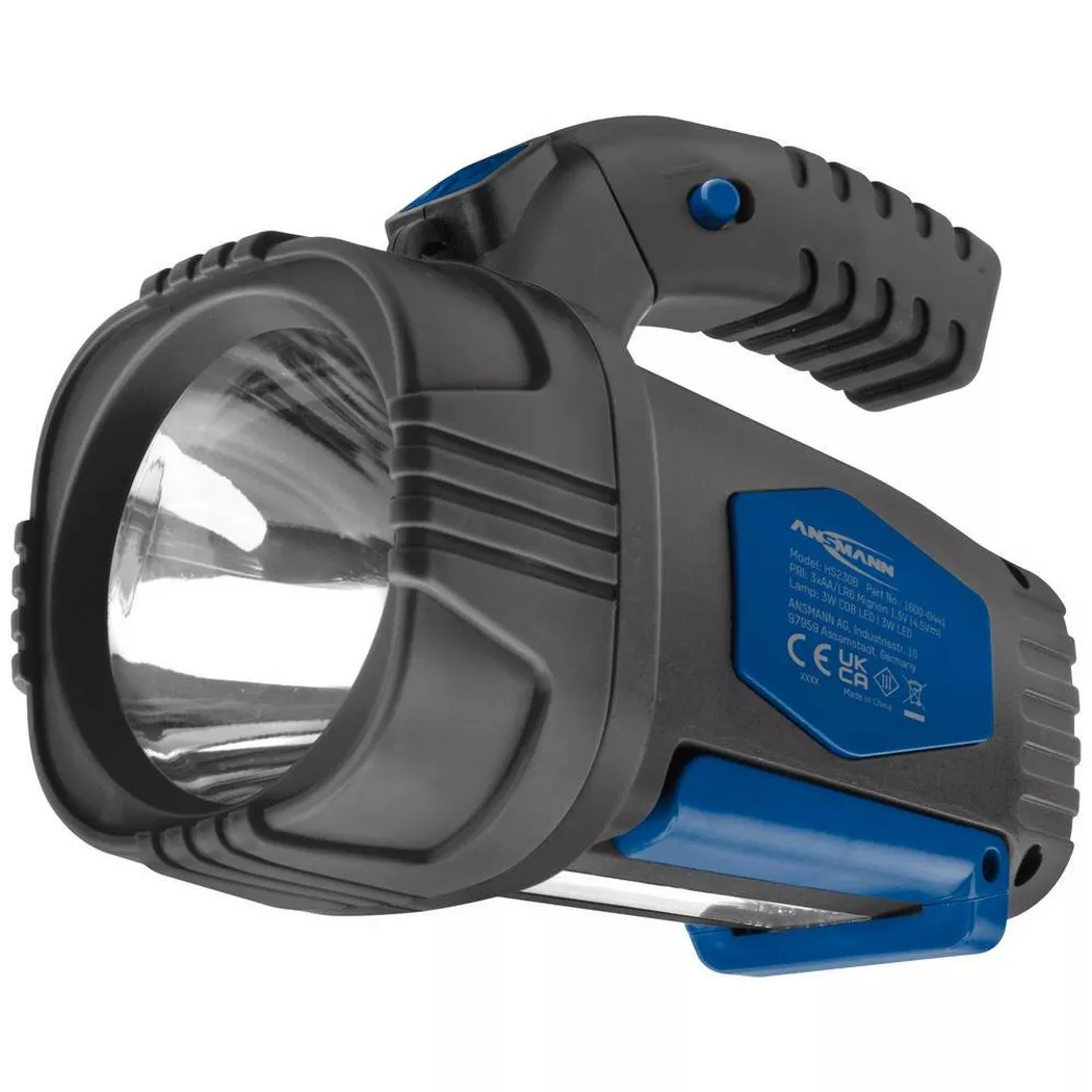 Ansmann 1600-0441 HS230B LED Work Light 210lm Battery-Powered Adju...