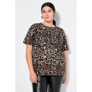 Studio Untold  T-shirt dal taglio oversize marrone cappuccino 