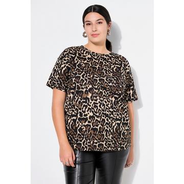 T-shirt dal taglio oversize marrone cappuccino