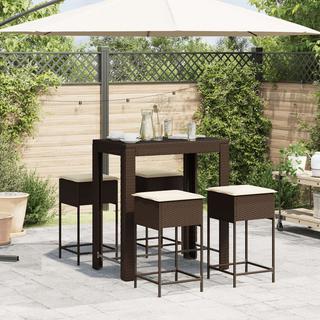 VidaXL Gartenbar set poly-rattan  