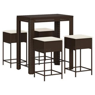 VidaXL Gartenbar set poly-rattan  