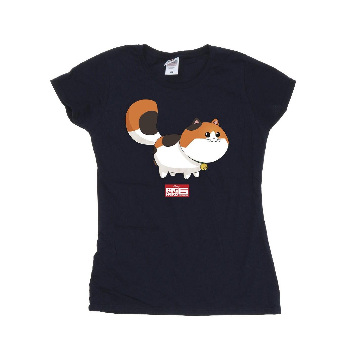 Image of Big Hero 6 Baymax Kitten Pose Tshirt Damen Marine L