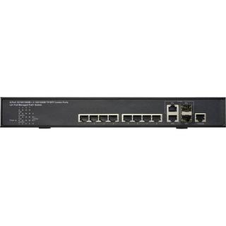 Renkforce  8+2 Port RJ45/SFP+ Gigabit Managed Switch PoE 