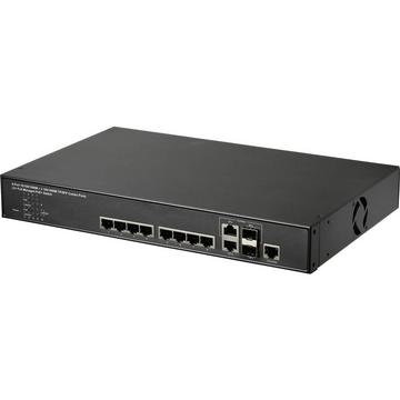 8+2 Port RJ45/SFP+ Gigabit Managed Switch PoE