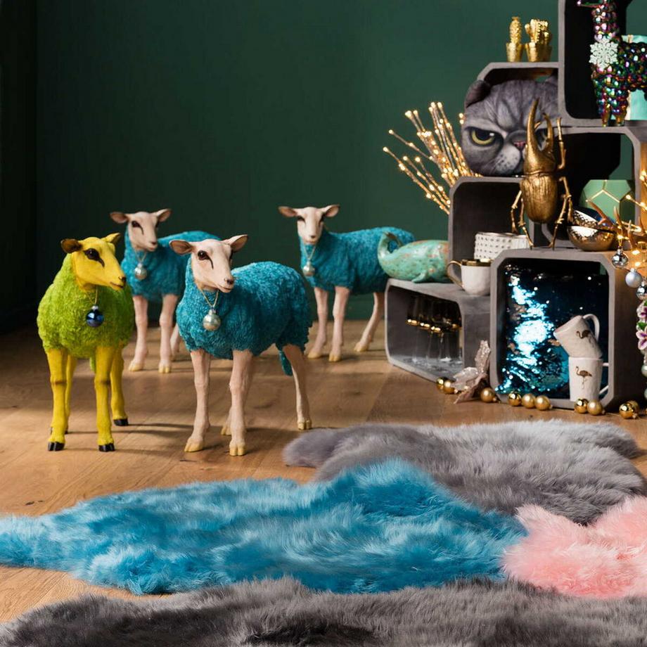 KARE Design Figura decorativa Pecora Colore Verde  