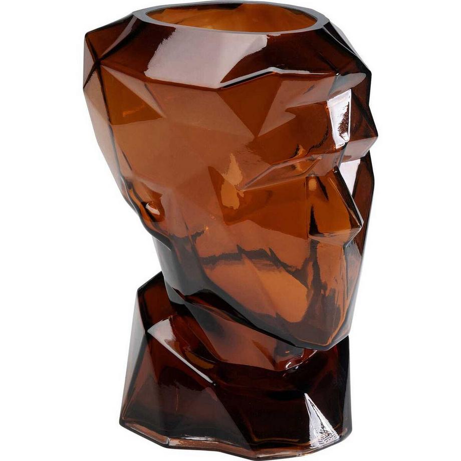 KARE Design Vase Prisma Face brun 30  
