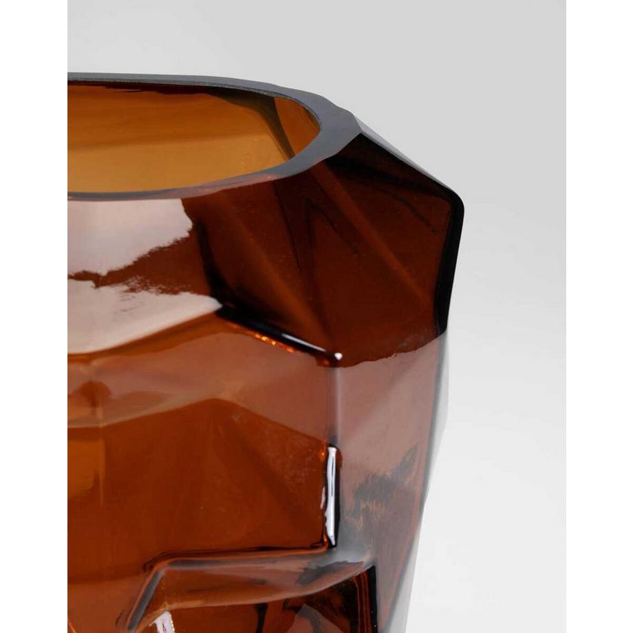 KARE Design Vase Prisma Face brun 30  