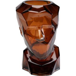 KARE Design Vase Prisma Face marron 30  