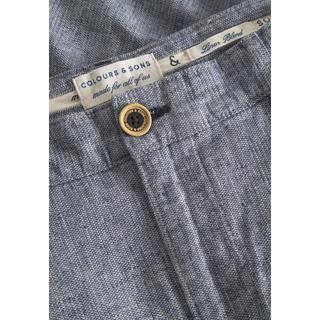 Colours & Sons  Short en lin Linen Blend Check 