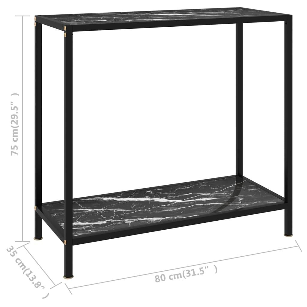 VidaXL Table console verre  