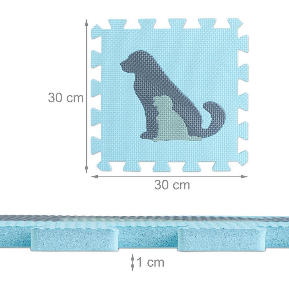 Northio Tapis puzzle animaux  