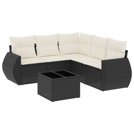 VidaXL Garten sofagarnitur poly-rattan  