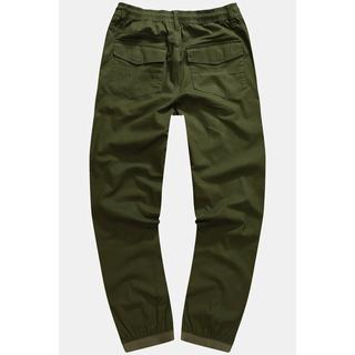 JP1880  Pantalon en twill à enfiler FLEXNAMIC®, coupe Modern Fit, grandes poches - jusqu'au 8 XL 