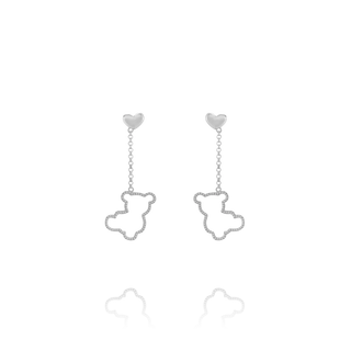 Charles Garnier  LÉGENDE Bärenohrringe aus 925er Silber 