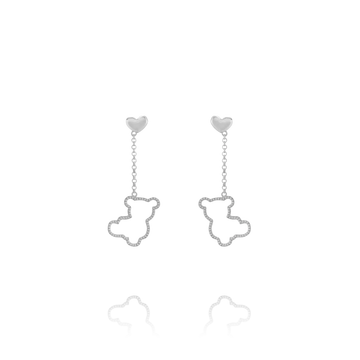 LÉGENDE Bärenohrringe aus 925er Silber