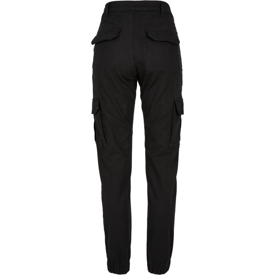 URBAN CLASSICS Pantalon Utility Femme en Sergé de Coton  