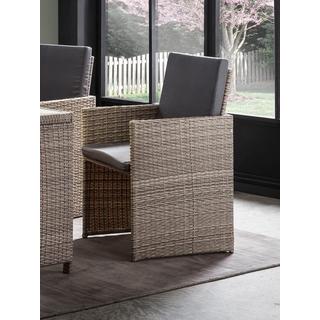 mutoni Dinette da giardino Dreflic grigio naturale (5 pezzi)  