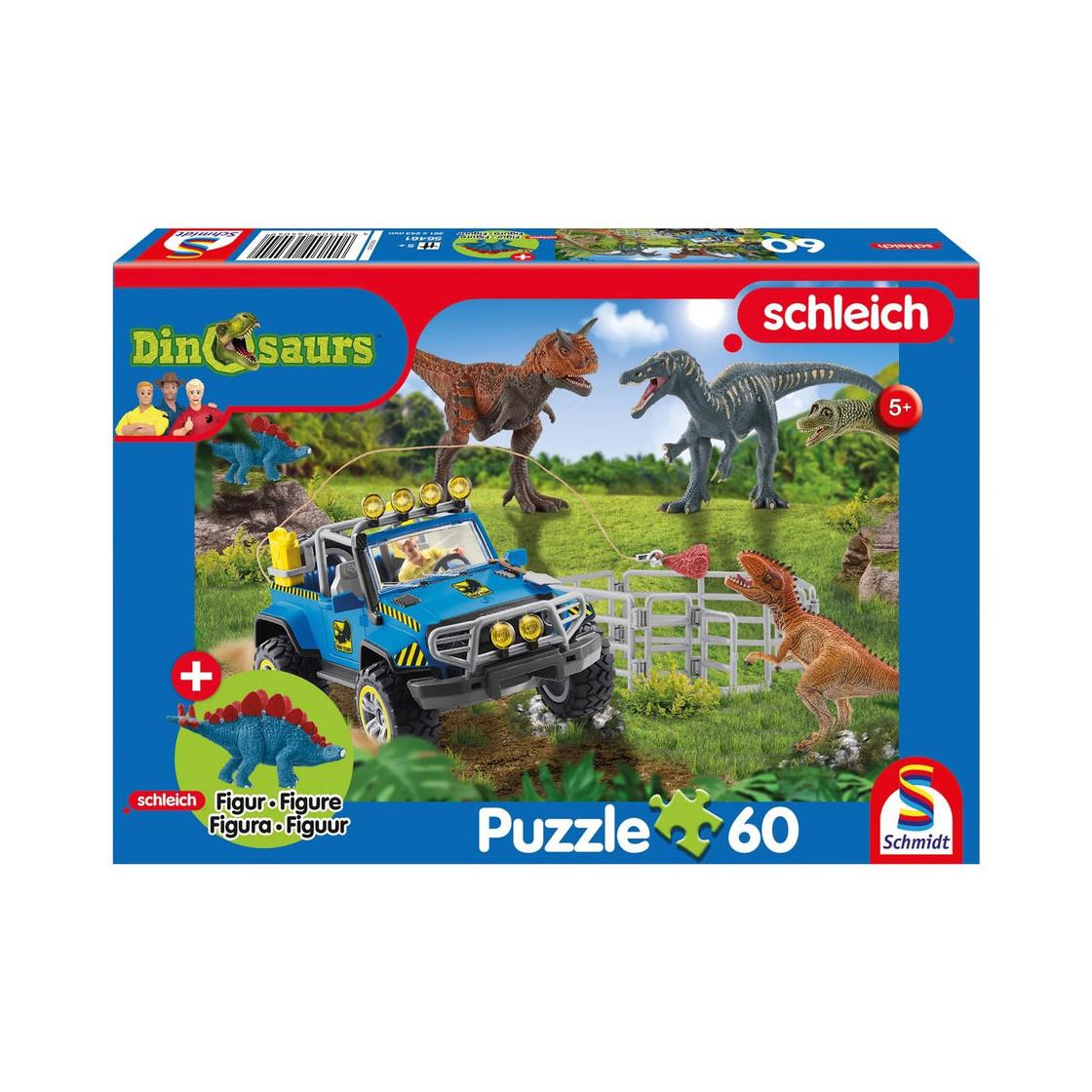 Image of Puzzle Dinosaurs Urzeit-Giganten (inkl. Figur) (60Teile)